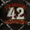 1874-2024 42 engine 150 yrs of service pin image Engine 42 No Truck Pin