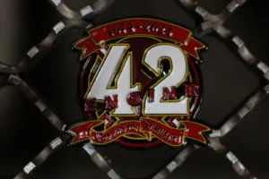 42 Engine 150 YRS of Service Pin